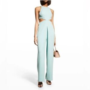 NWT Alice + Olivia Cara Cut Out Green Breeze Jump Suit - size 2